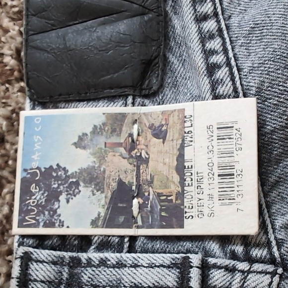 Nudie Jeans Co Steady Eddie ii Unisex Jeans size 26x30 NEW - Picture 11 of 14
